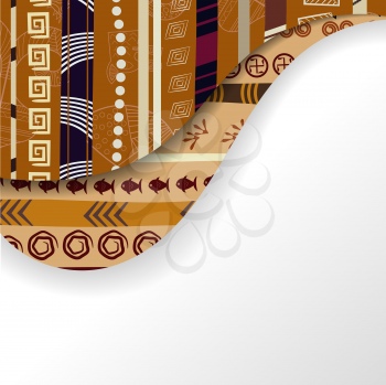 Abstract background with African elements