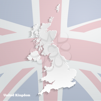 Abstract icon map of  United Kingdom 