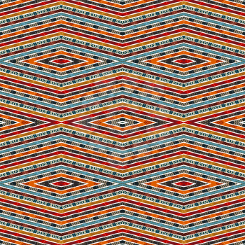 Seamless ethnic pattern. Vector illustration