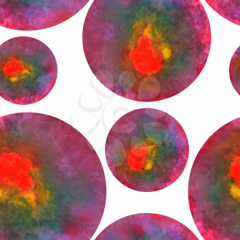 Watercolor seamless.  Vector pattern