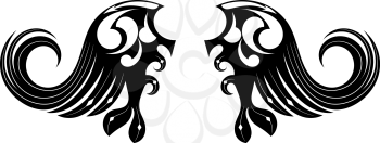 Graphic design Tribal tattoo wings