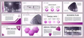 Purple backgrounds of digital technology. Colored and blurred elements for presentation templates. Leaflet, Annual report, cover design. Banner, brochure, layout, design. Flyer. Vector illustration