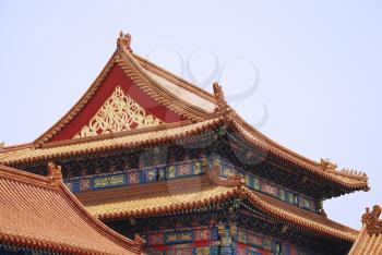 Beautiful ancient temple in the Forbidden City