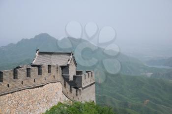 Beautiful landscape of Great Wall near the Beijing