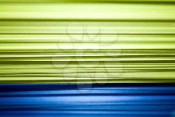 Royalty Free Photo of a Green and Blue Plastic Abstract Background