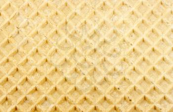 Waffle texture background. Front view.