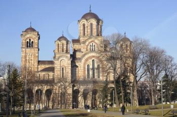 St. Mark's church in Belgrade, Serbia