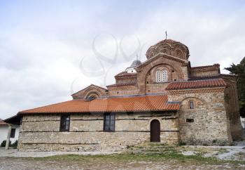 Holy Mary Peribleptos church, build in 13th century is one of the oldest churches in the town of Ohrid, Macedonia
