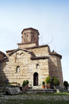 Saint Naum monastery, located near the city of Ohrid, Macedonia