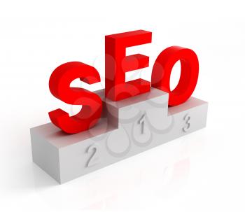 Royalty Free Clipart Image of SEO and 213