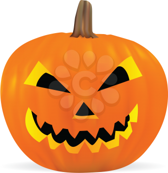 Royalty Free Clipart Image of a Jack-O-Lantern