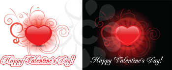 Royalty Free Clipart Image of Valentines Messages