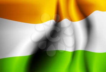 Indian Independence Day vector background with flag