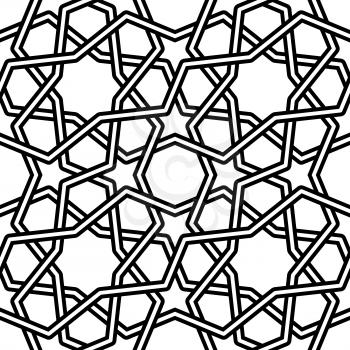 Islamic pattern vector illustration isolated on white background