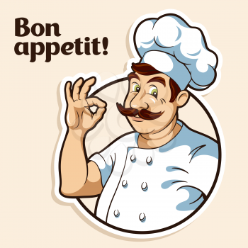 Illustration of a chef