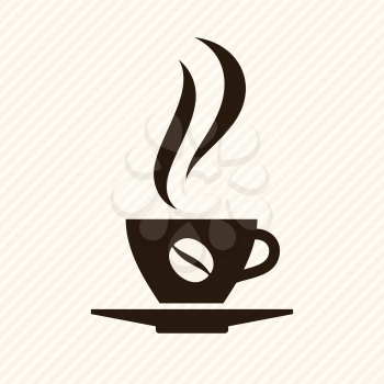 Coffee, abstract vector illustration
