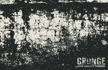 Grunge background / Grunge Dirt Effect / Distress Texture / Handcrafted Texture High Quality / Abstract vector template / Black and White