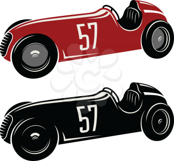 Racing car vector illustration / Vintage sport car Graphic Tee