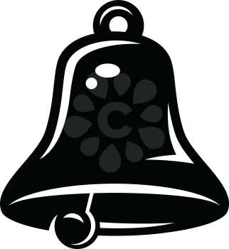 Bell silhouette. Vector bell icon