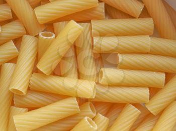 tortiglioni traditional Italian pasta food useful as a background