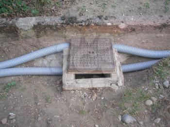 Corrugated PVC pipes for underground telecommunications services such as telephony and data communications with cable and fiber optics