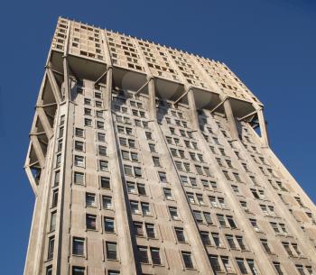 Torre Velasca, modern landmark building in Milan