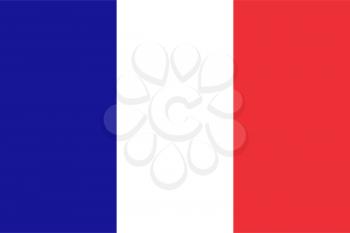 Official French flag of France - Proportions: 3:2 - Colours: Reflex Blue, Safe white, Red 032