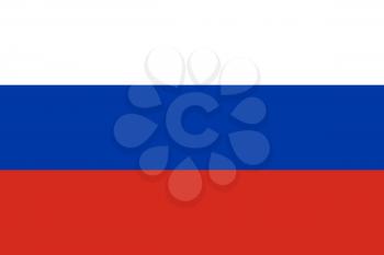 Flag of Russian Federation - Proportions: 3:2 - Colours: Blue, Red, White