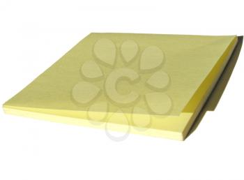 Post it isolated over a white background