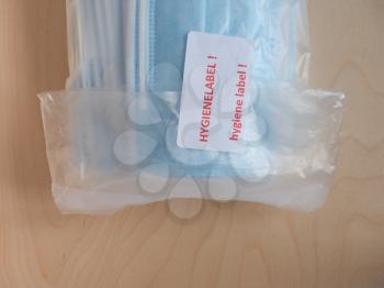 face masks used to protect from respiratory illnesses including COVID-19