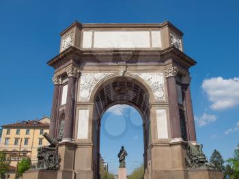 Turin Triumphal Arch at Parco Del Valentino Torino