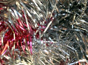 Tinsel for Christmas tree decoration