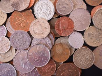 British Pounds coins of the United Kingdom