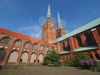 Luebecker Dom cathedral church in Luebeck, Germany