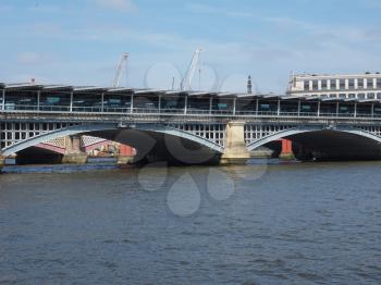 Panoramic view of River Thames from the South Bank of London, UK