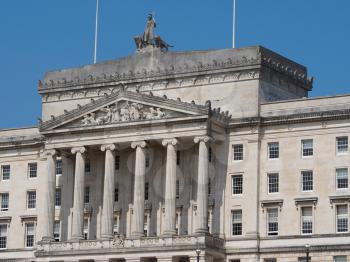 Parliament Buildings (aka as Stormont) in Belfast, UK