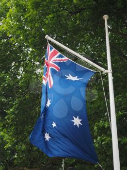 the Australian national flag of Australia, Oceania