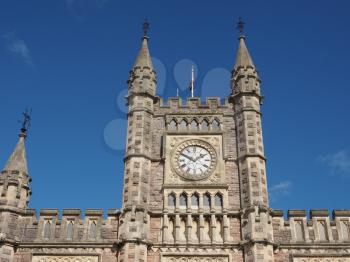 Bristol Temple Meads railway station designed by Brunel in 1840s and extended in 1870s in Bristol, UK