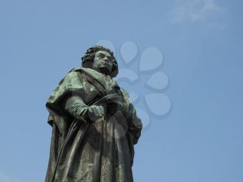 Beethoven Denkmal (unveiled 1845) bronze statue in Bonn, Germany