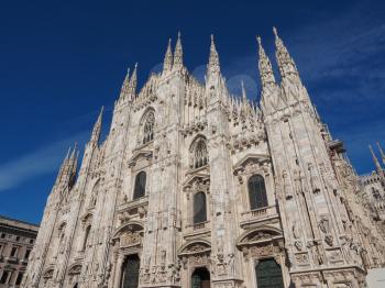 Milan cathedral aka Duomo di Milano gothic church