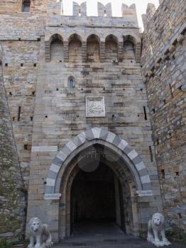 Castello d Albertis gothic revival castle in Genoa Italy