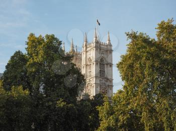 Westminster Abbey church in London, UK