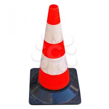 Traffic cone isolated over a white background
