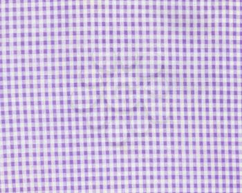 light chequered purple and white fabric texture useful as a background