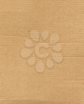 Brown corrugated cardboard texture useful as a background