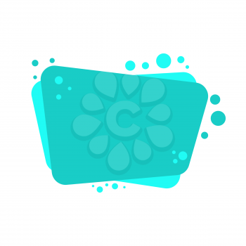 bubble cartoon isolated. Place for text vector illustration
