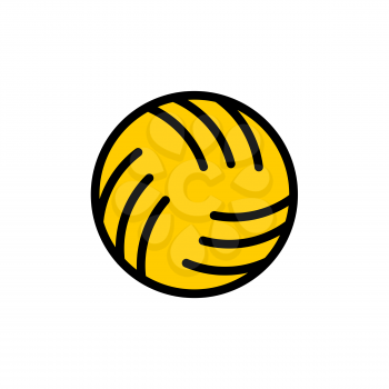 Ball water polo sign. Ball for playing on water games icon
