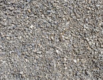 Crushed stone texture. Small stones background. macadam