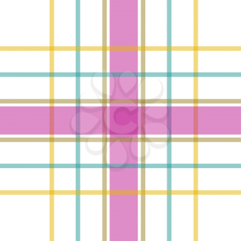 Plaid vector repeat seamless pattern