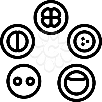 cell development line icon vector. cell development sign. isolated contour symbol black illustration